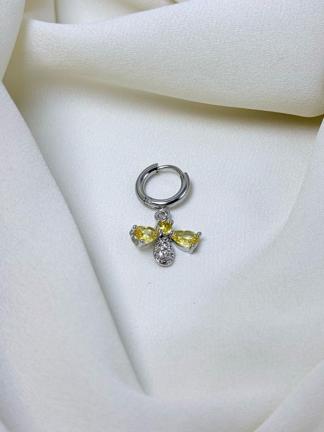 Hoop apina gialla silver