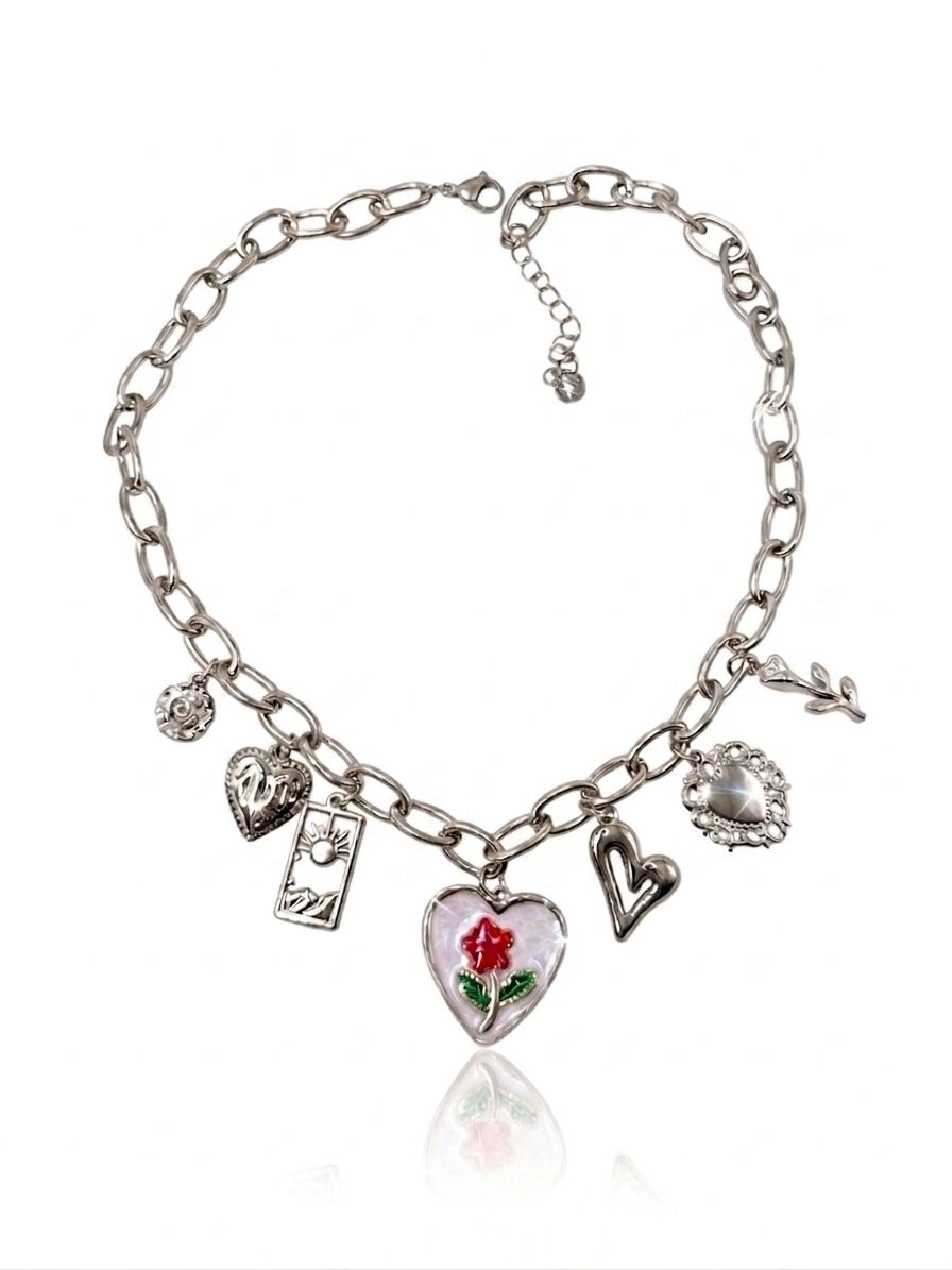 Girocollo petunia silver