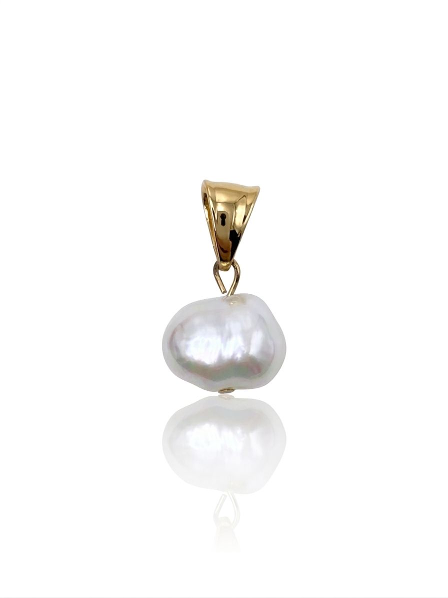 Charm perla gold