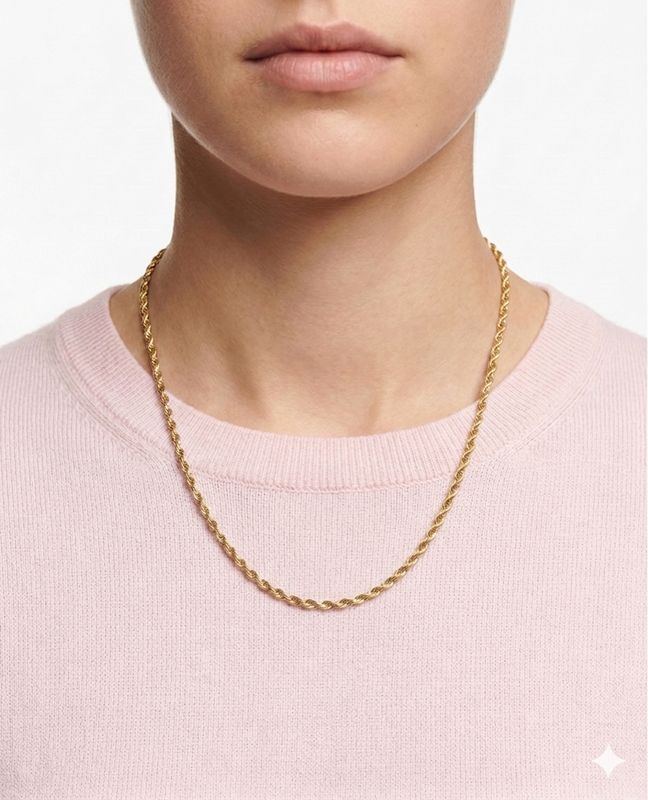 Collana torchon slim Gold