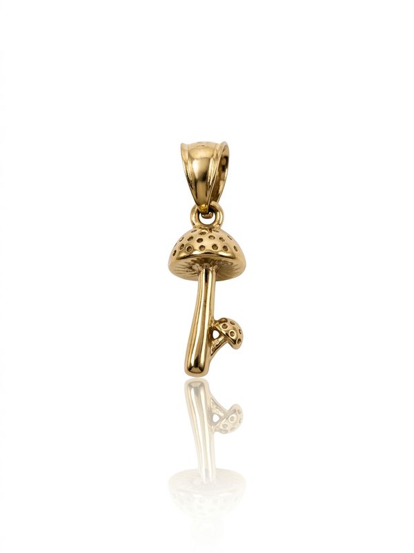 Charm funghetti Gold