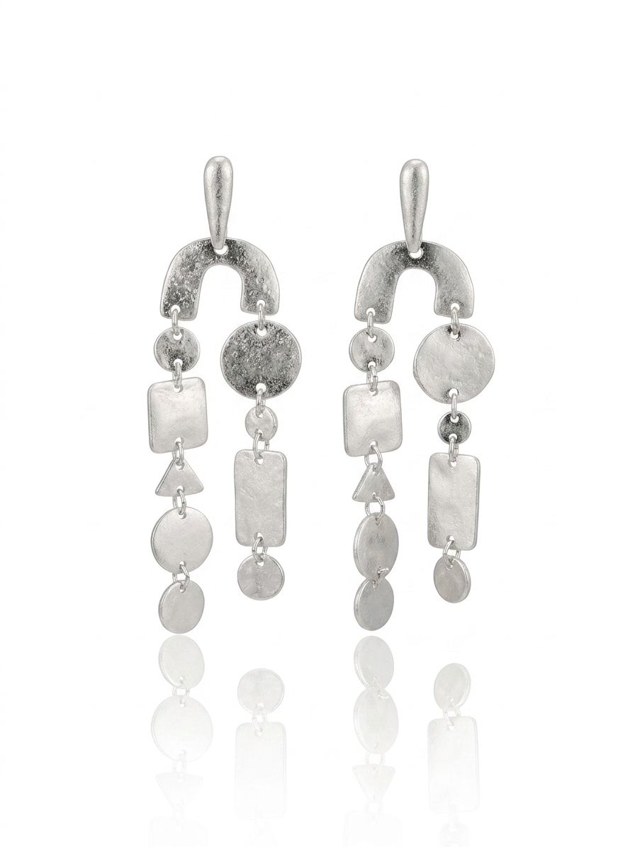 Orecchini eclipse silver