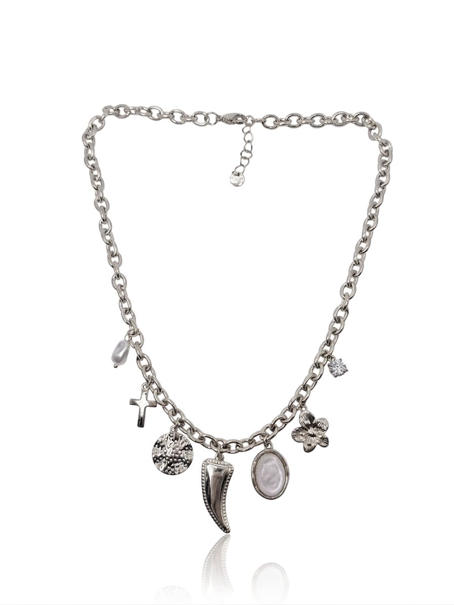 Girocollo amuleti silver