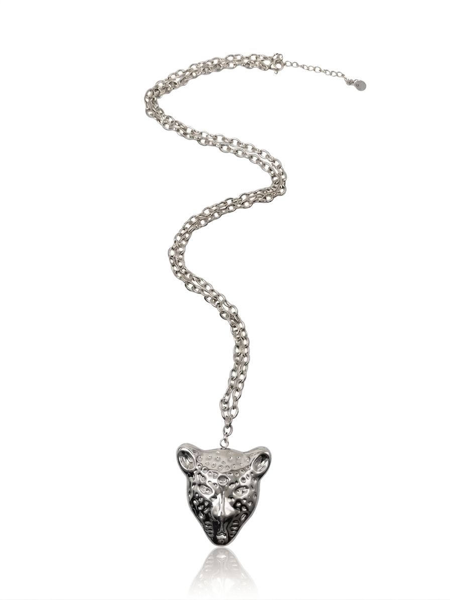 Collana giaguaro silver
