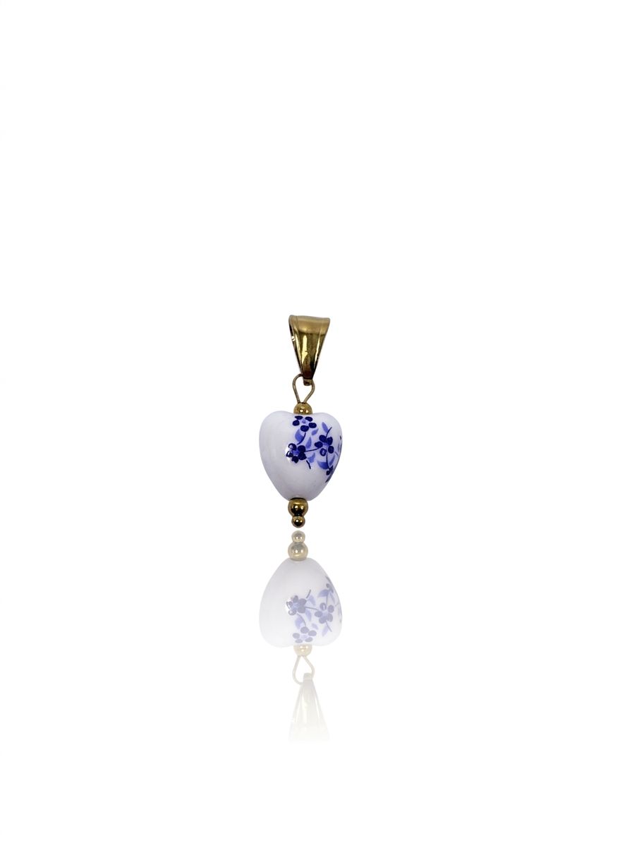 Charm cuore decorato