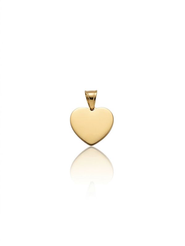 Charm cuore gold personalizzabile