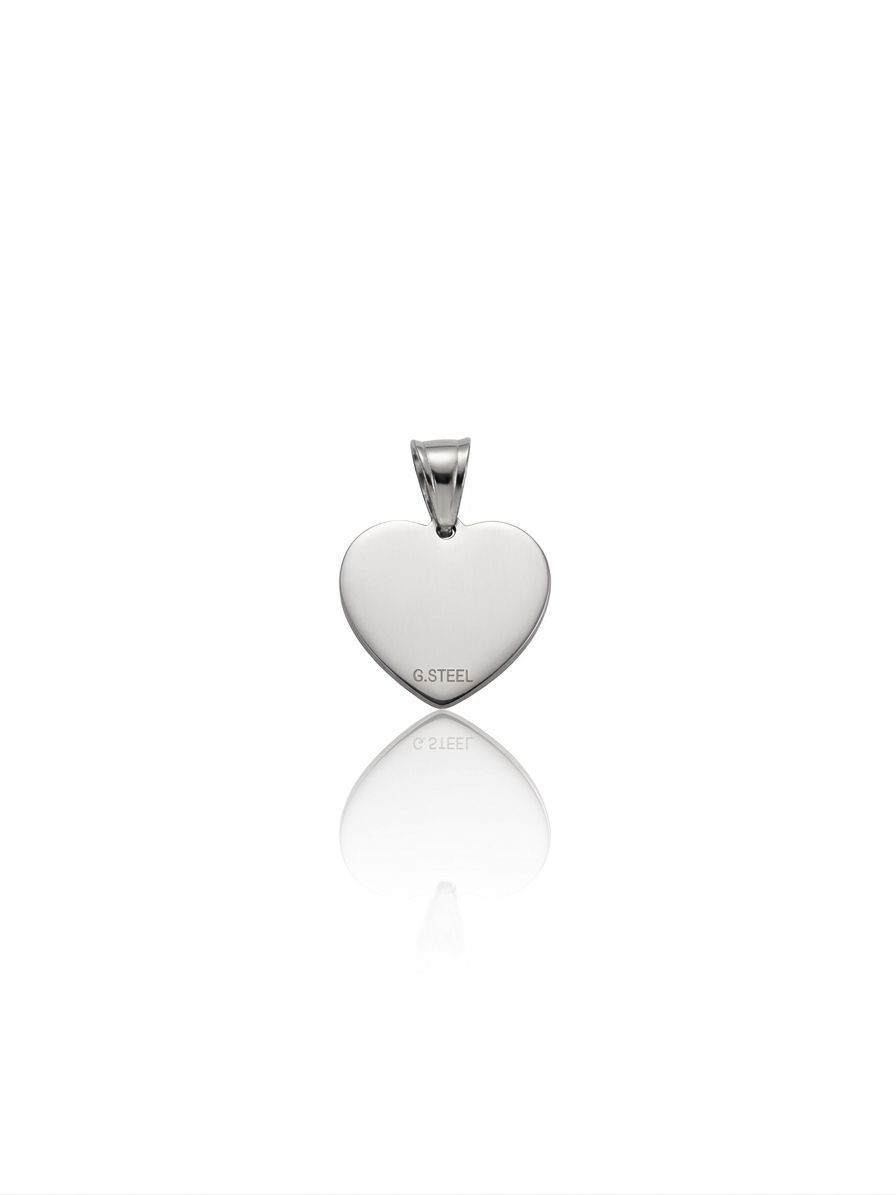 Charm cuore silver personalizzabile
