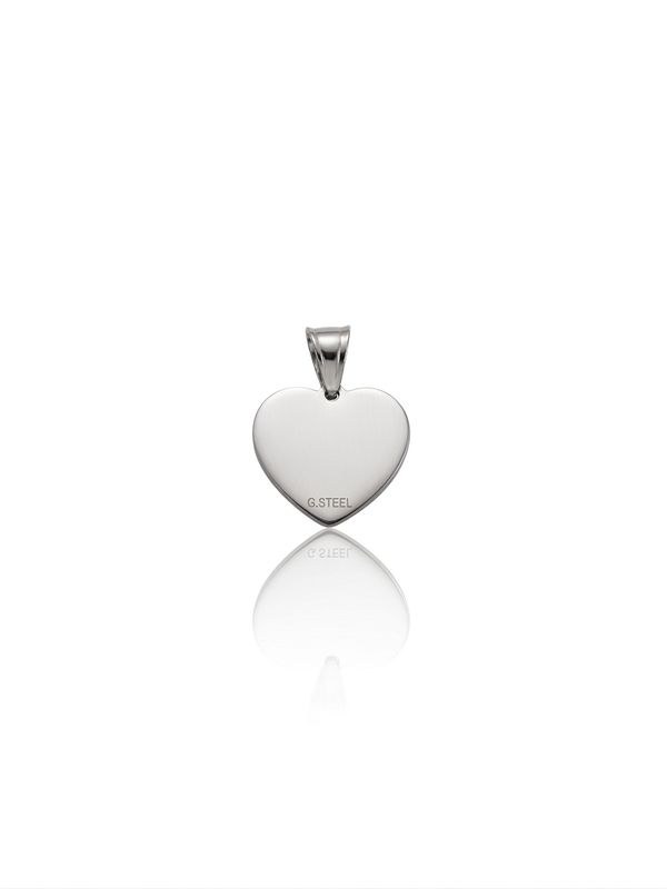 Charm cuore silver personalizzabile