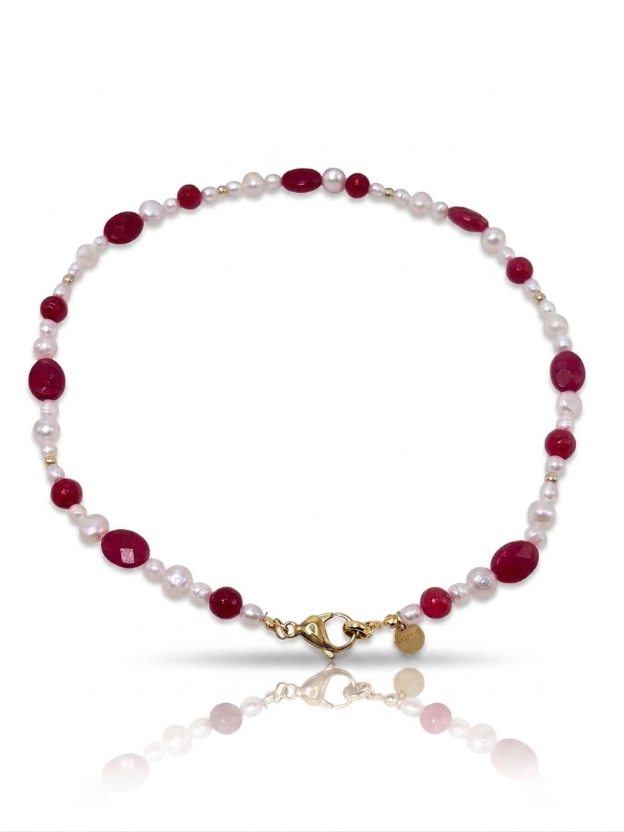 Collana incanto amarena