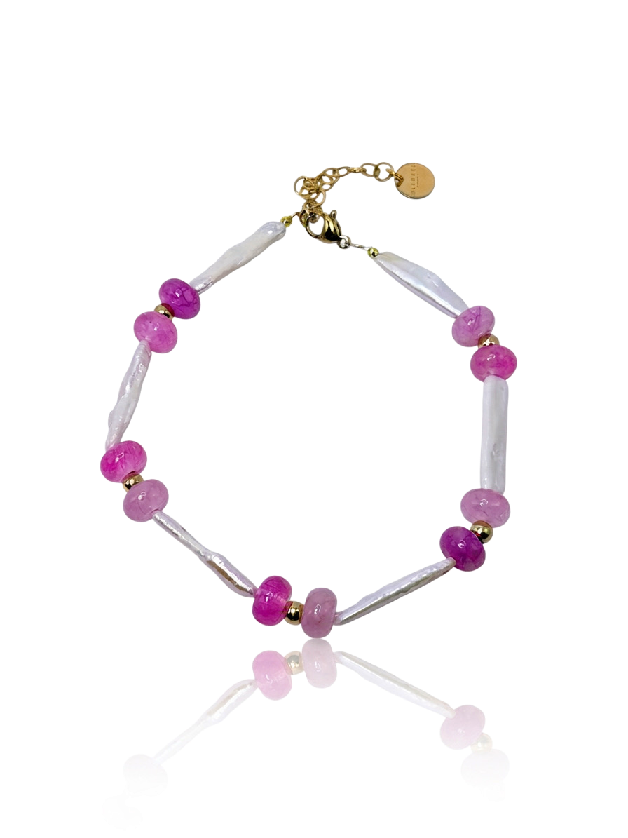 Bracciale / cavigliera pink aura