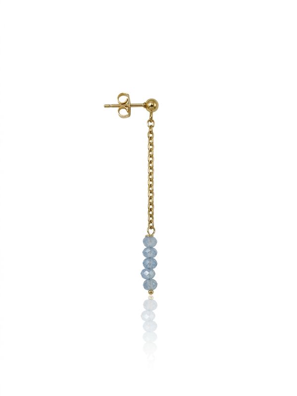 Orecchino incanto ice blu M