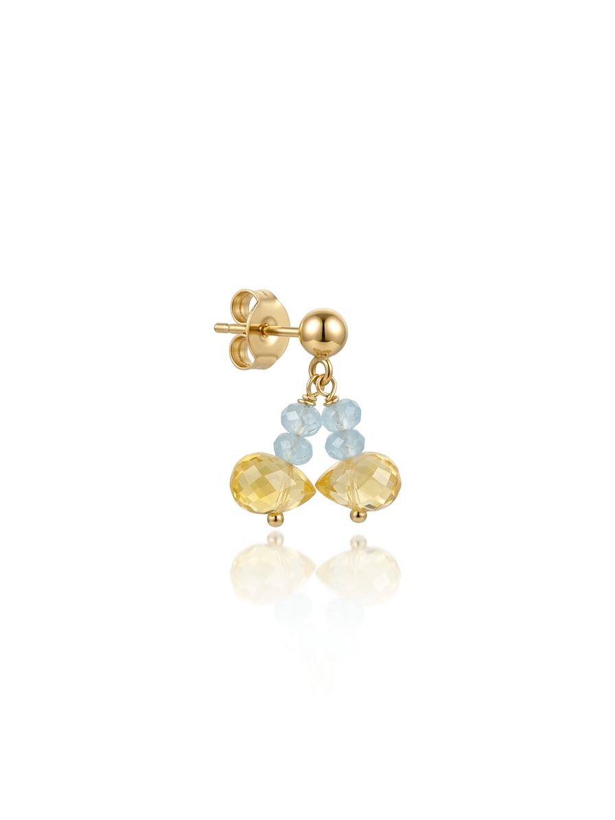 Orecchini incanto ice blu S