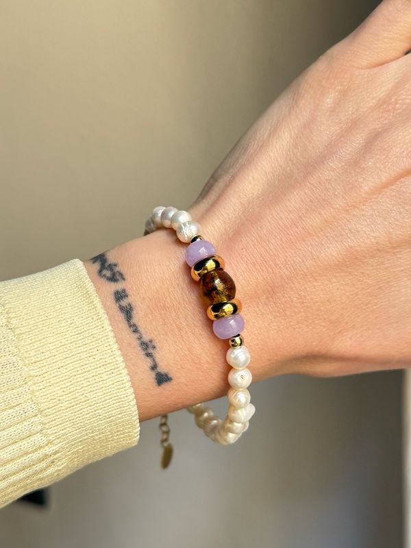 Bracciale / cavigliera glicine