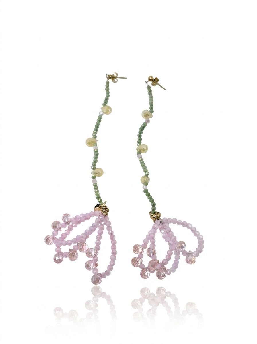 Orecchini pink bloom