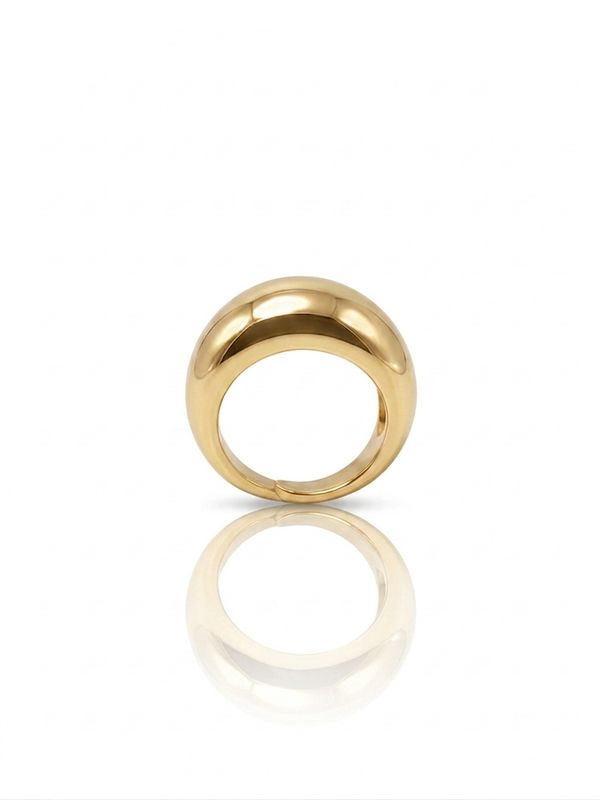 Anello fascia bold Gold