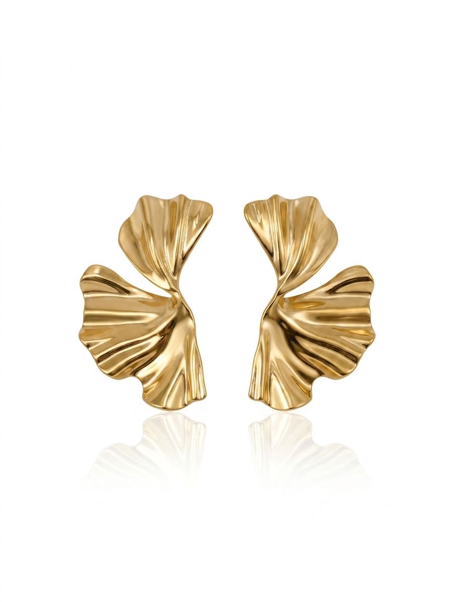 Orecchini petali Gold