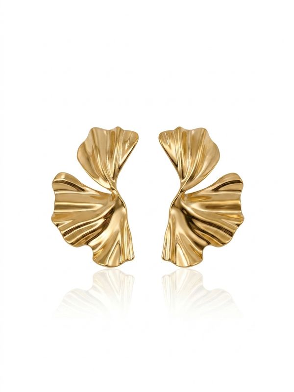 Orecchini petali Gold