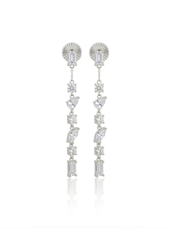Orecchini prisma silver