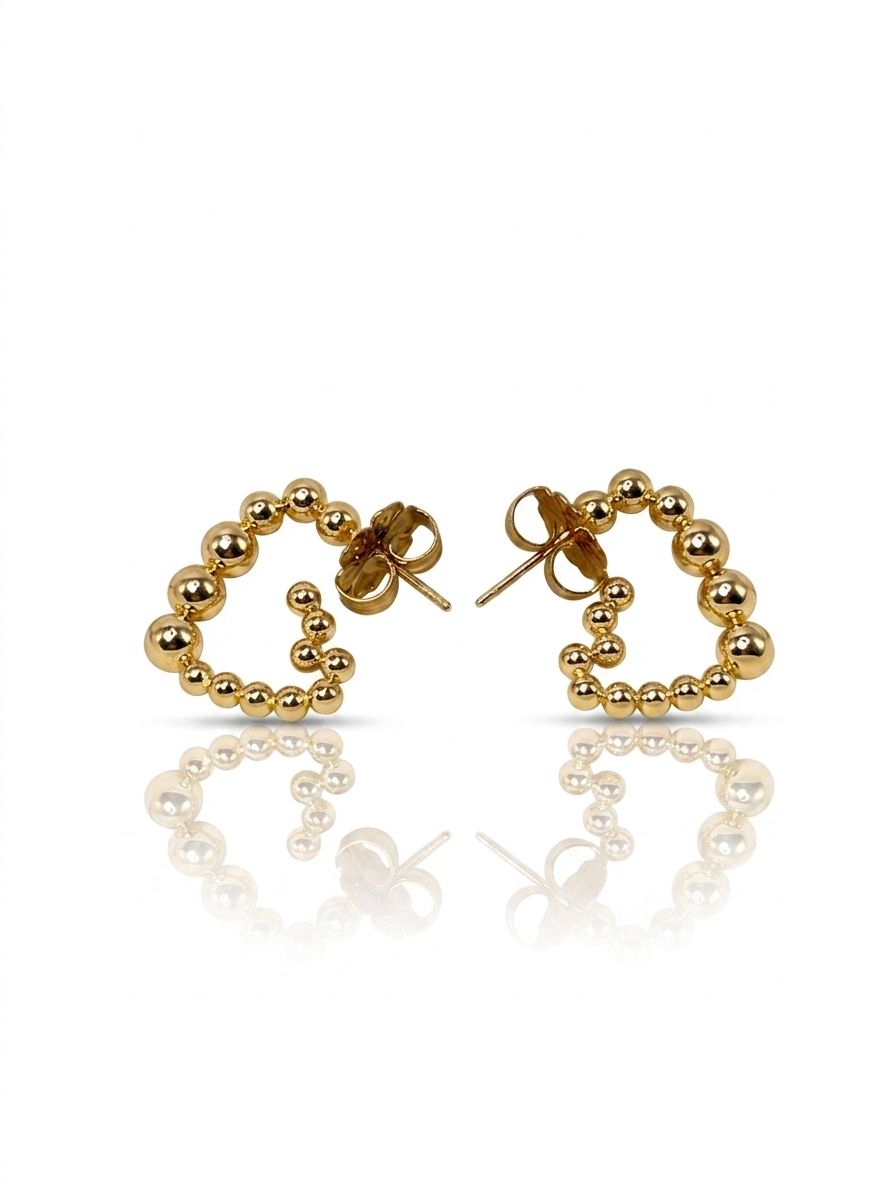 Orecchini sfere love Gold