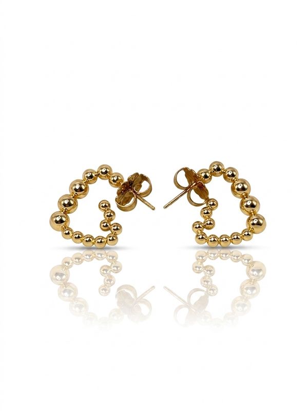 Orecchini sfere love Gold