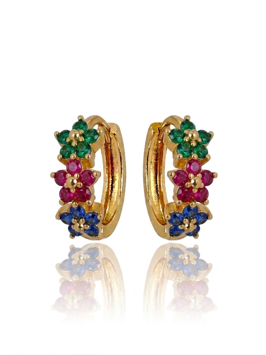 Hoops fiorellini multicolor Gold