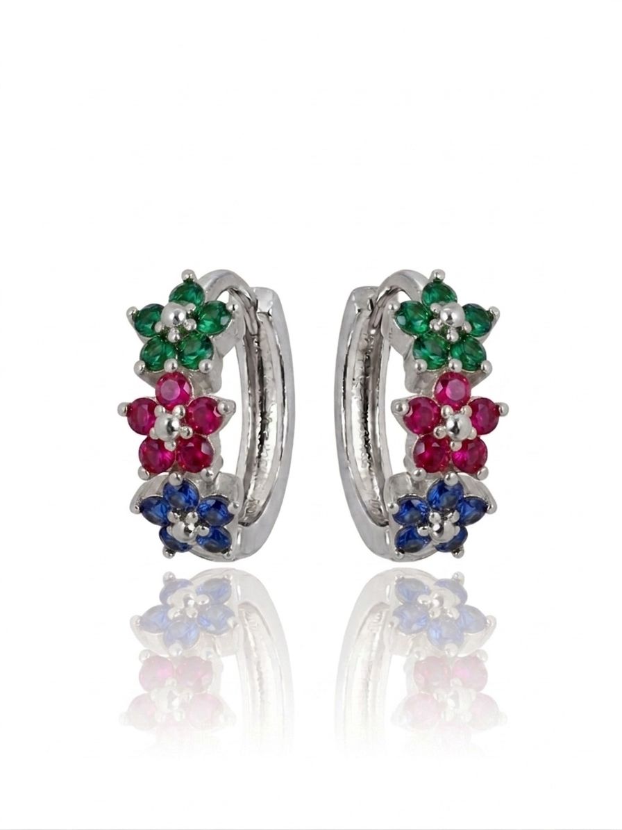 Hoops fiorellini multicolor silver