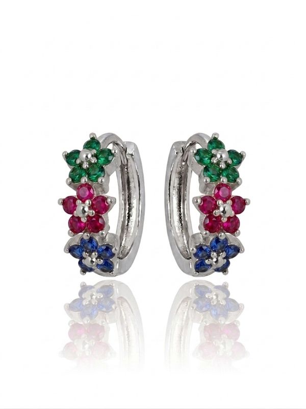 Hoops fiorellini multicolor silver