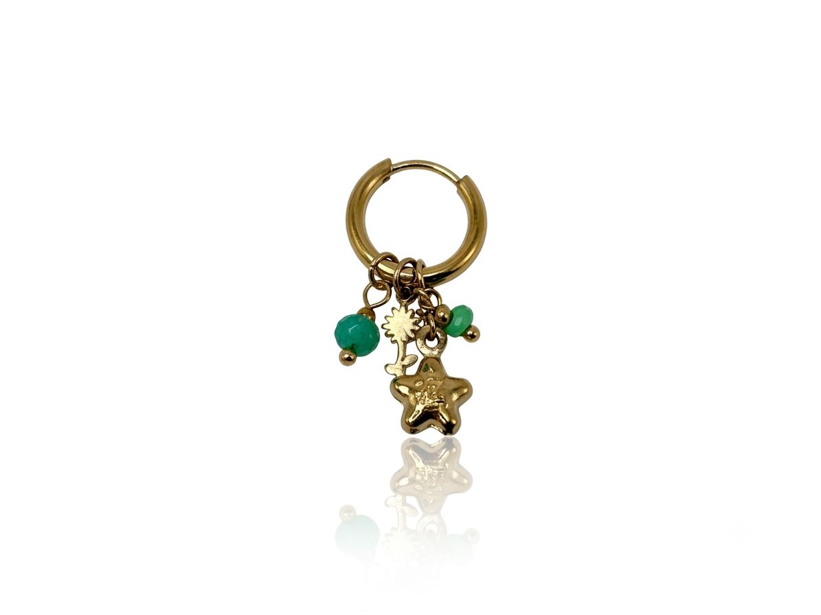 Hoop green star