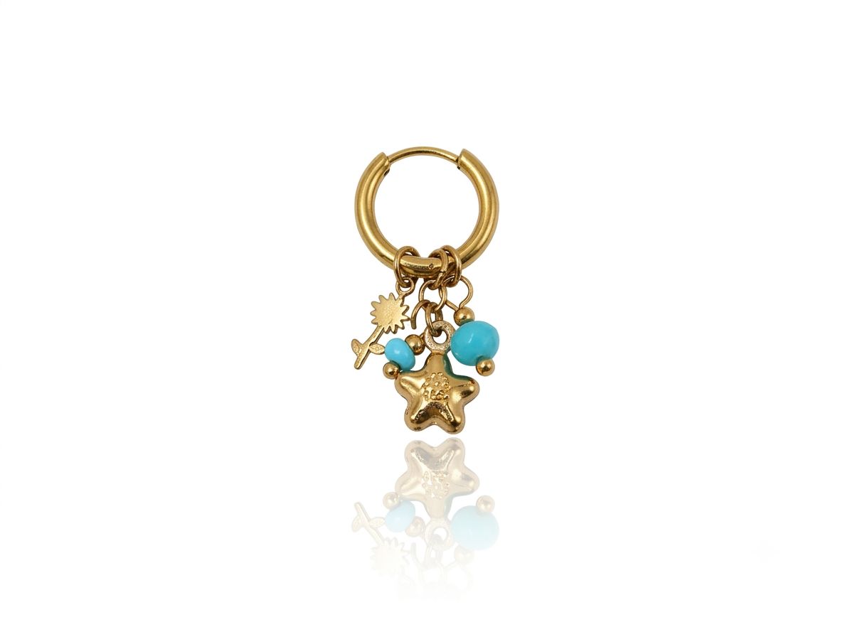 Hoop blu star