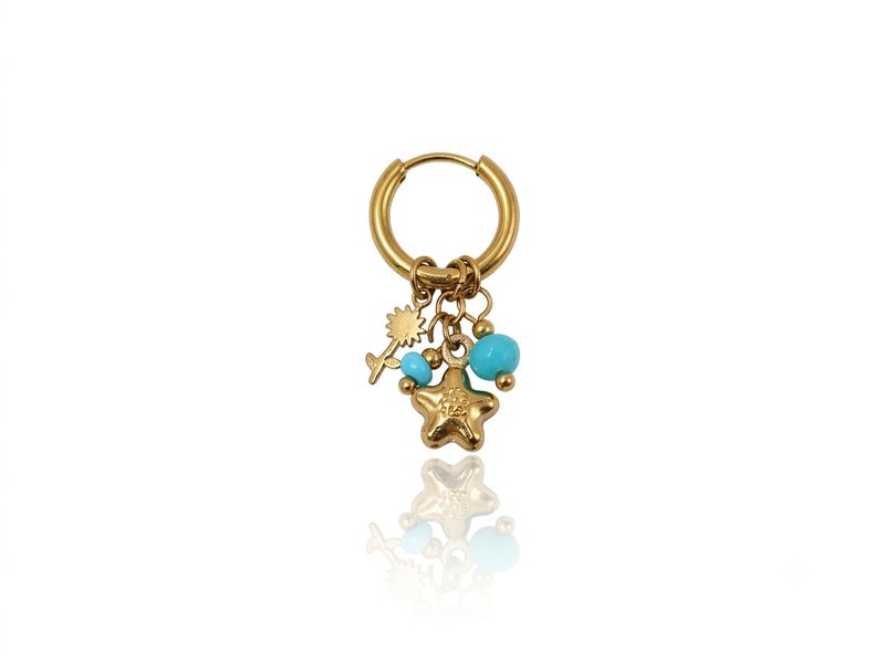 Hoop blu star