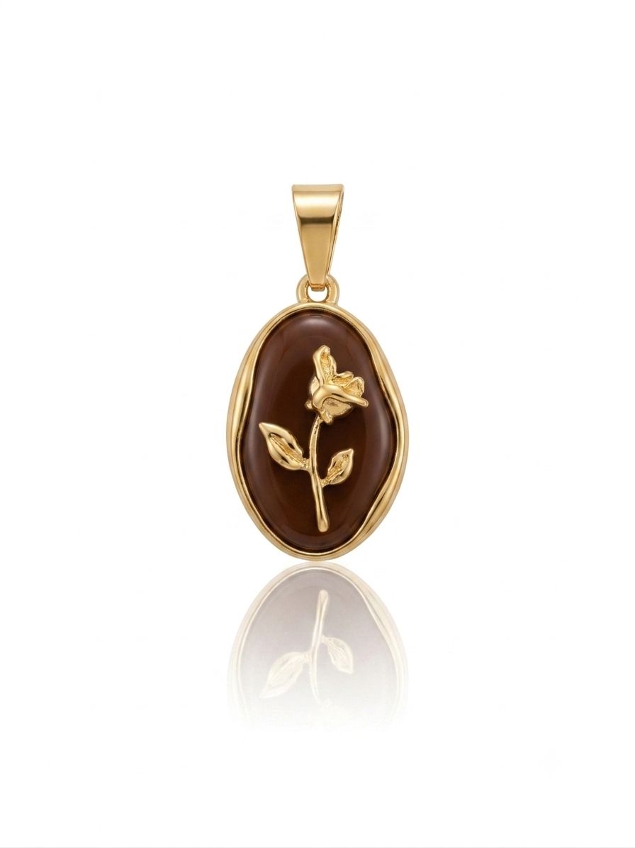 Charm rosa brown