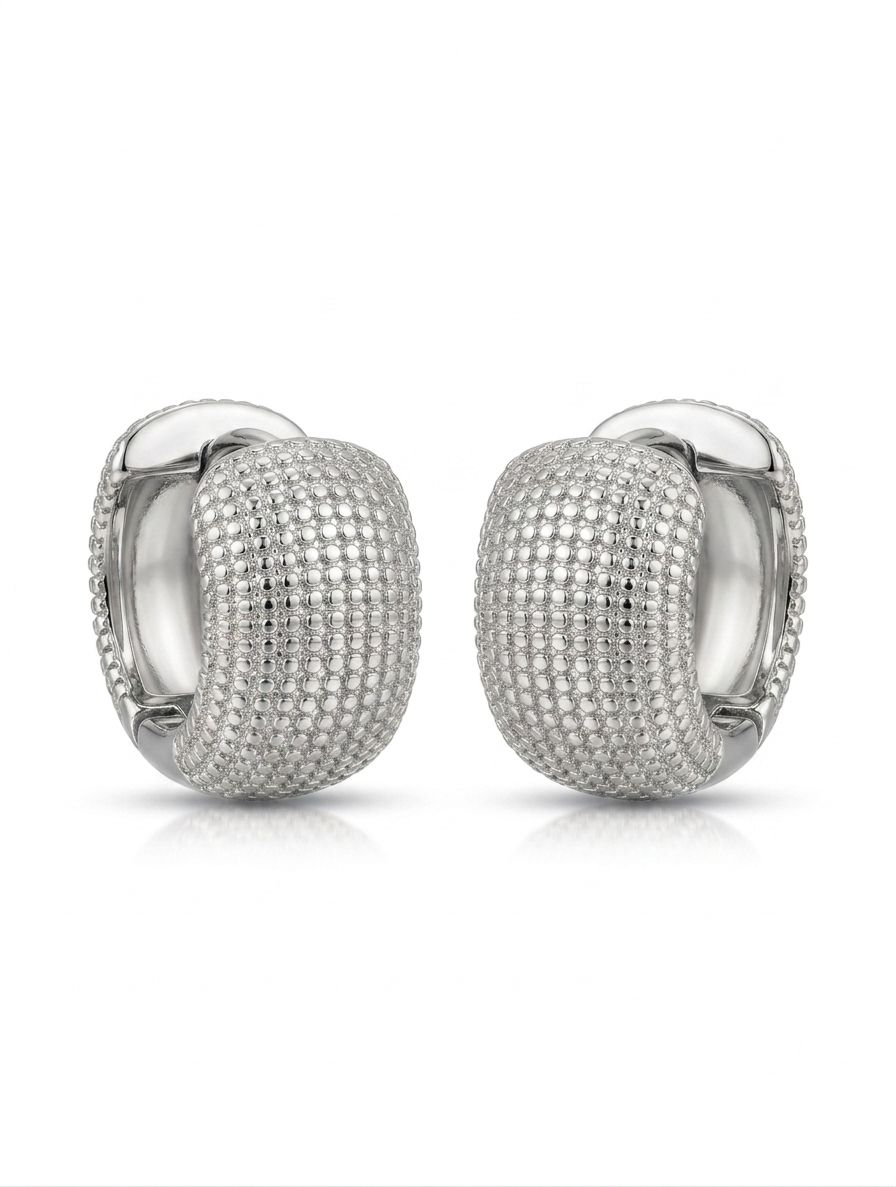 Orecchini snake silver