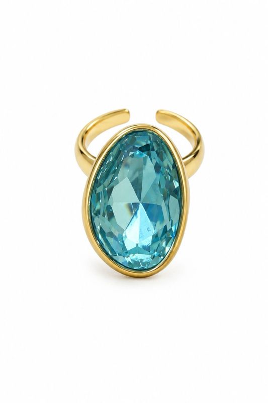 Anello Zara celeste