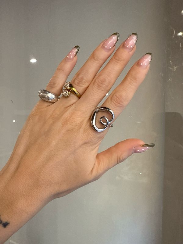 Anello intrecci siover