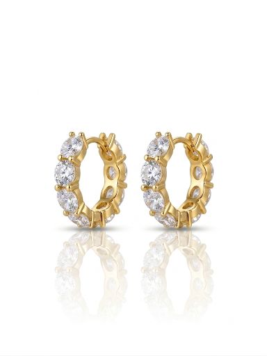 Hoops bubble L Gold
