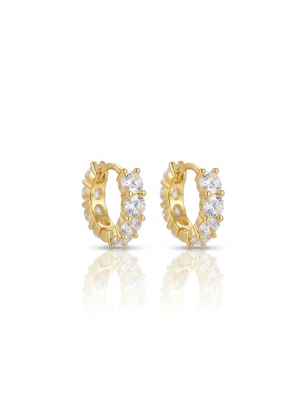 Hoop bubble M Gold