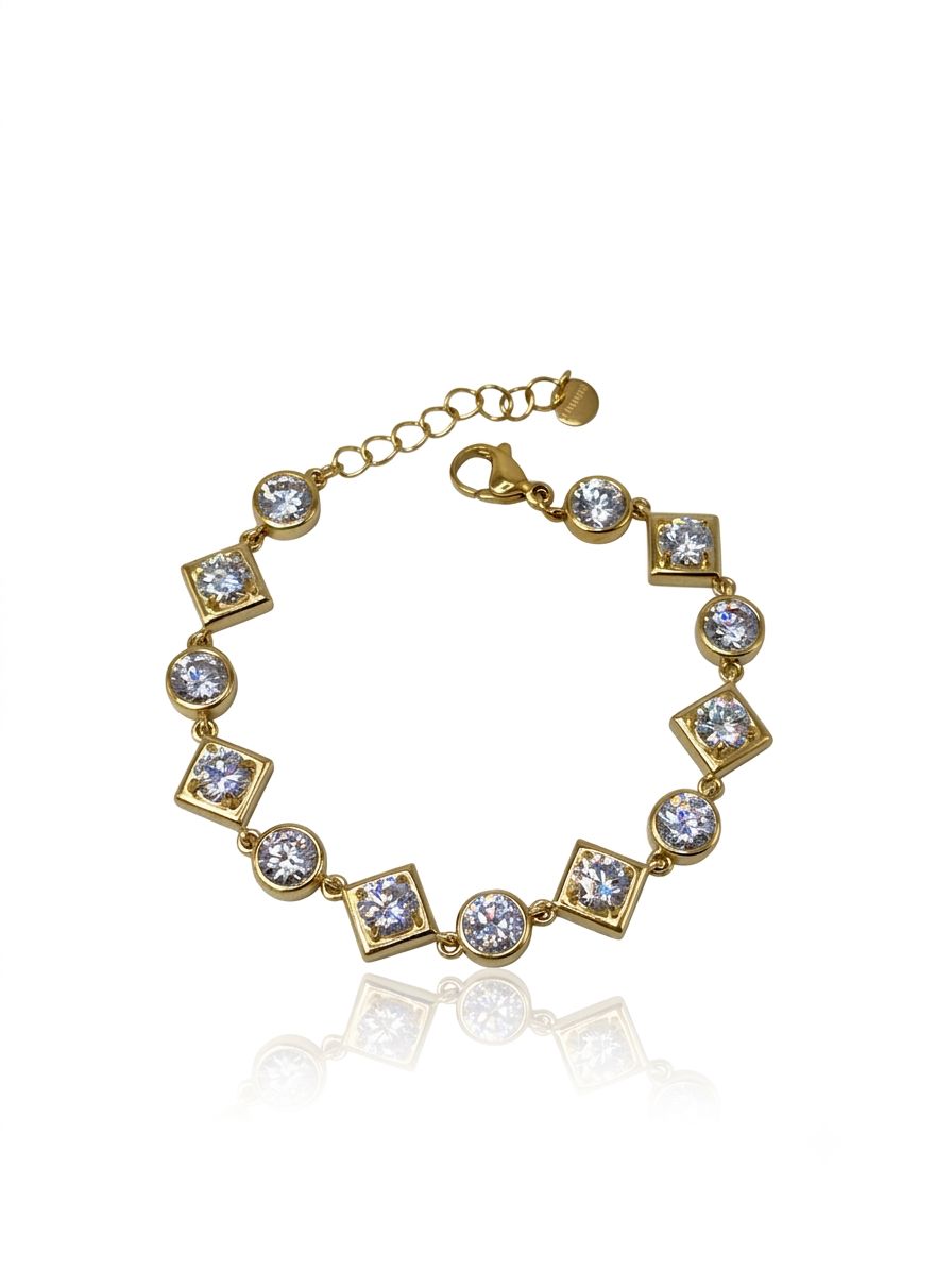 Bracciale prisma white gold