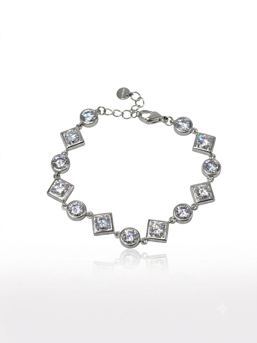 Bracciale prisma silver