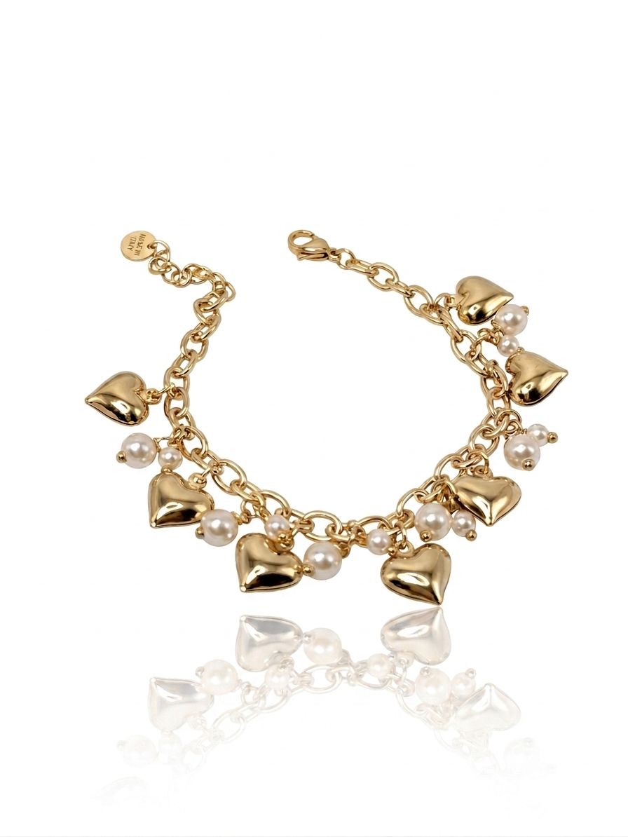 Bracciale charms white love
