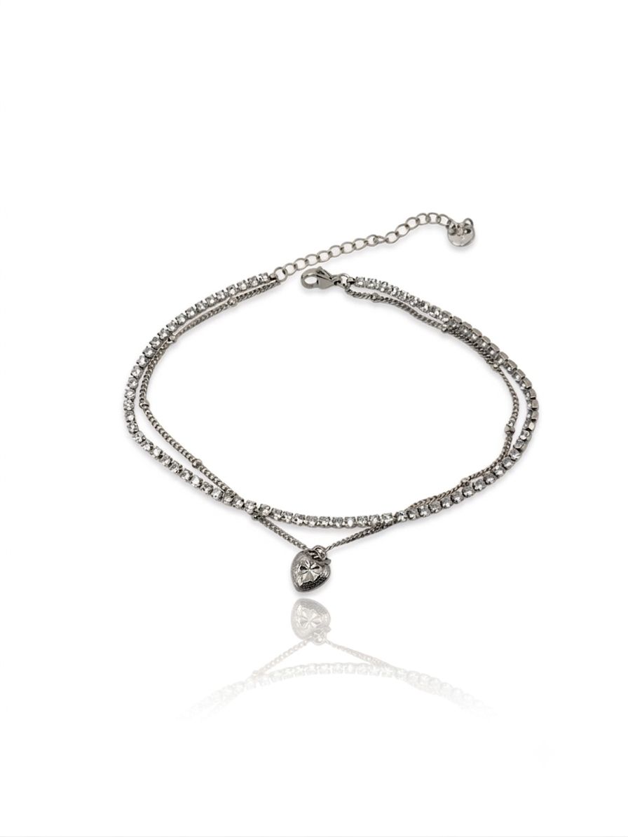 Cavigliera tennis silver