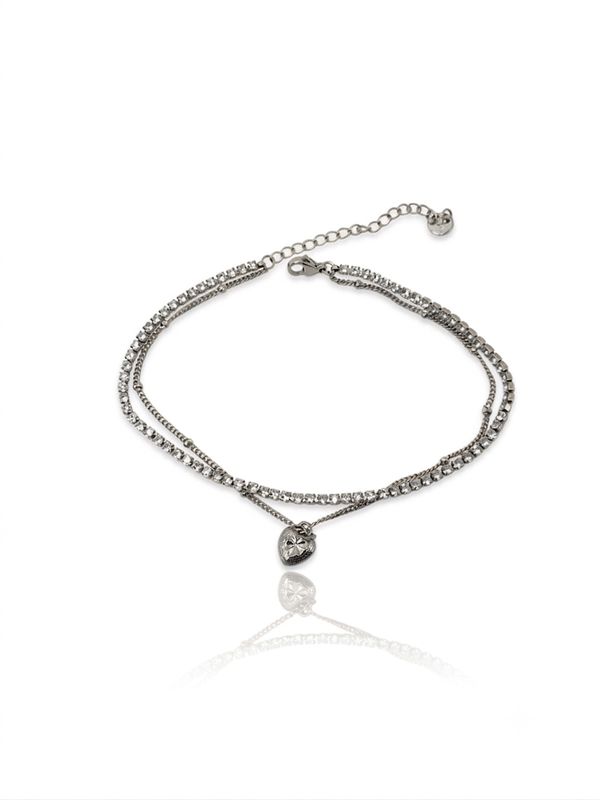 Cavigliera tennis silver