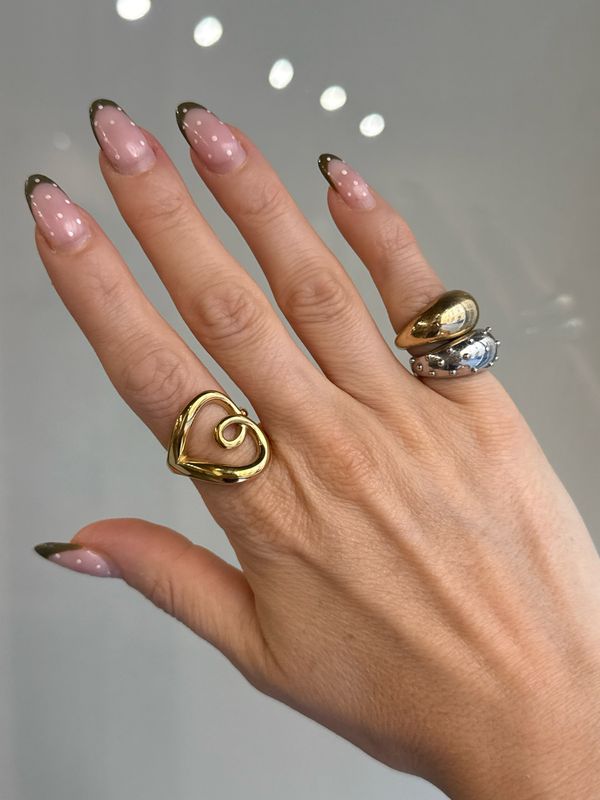 Anello intrecci Gold