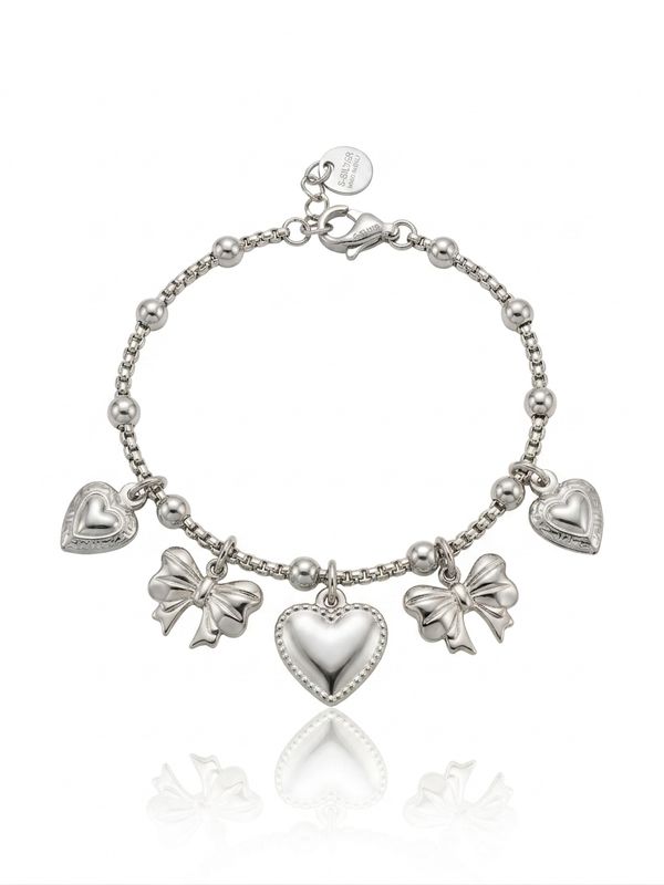 Bracciale love charms silver