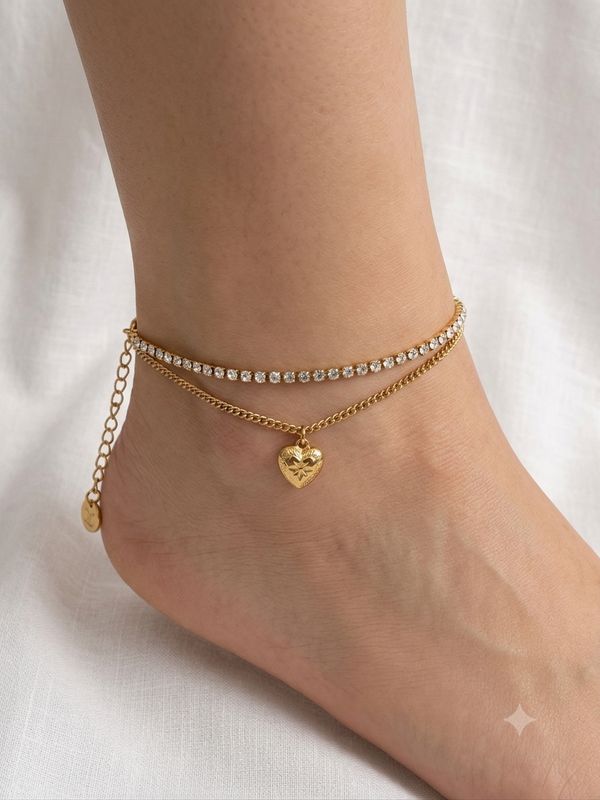 Cavigliera love tennis Gold