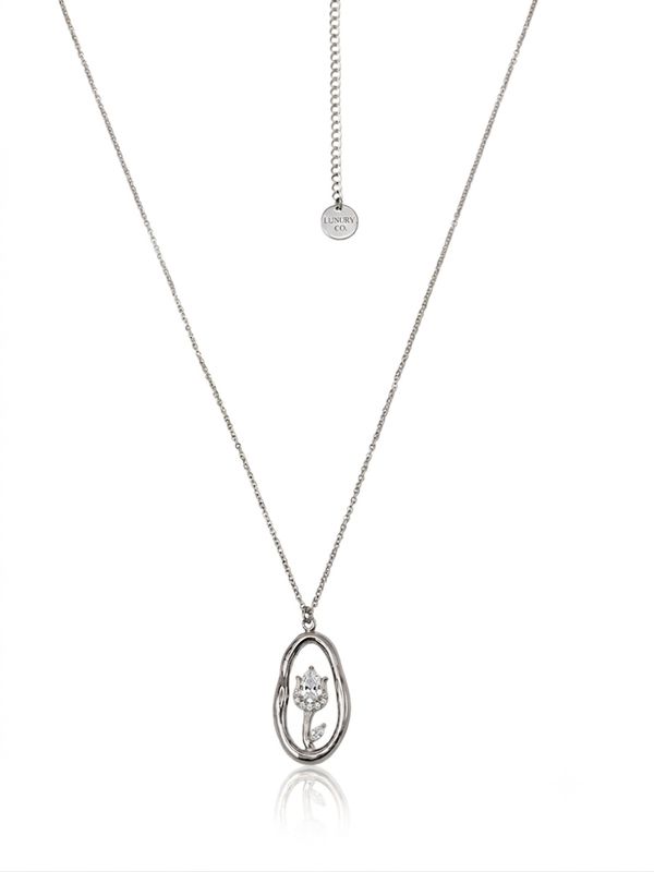 Collana charm tullipà silver