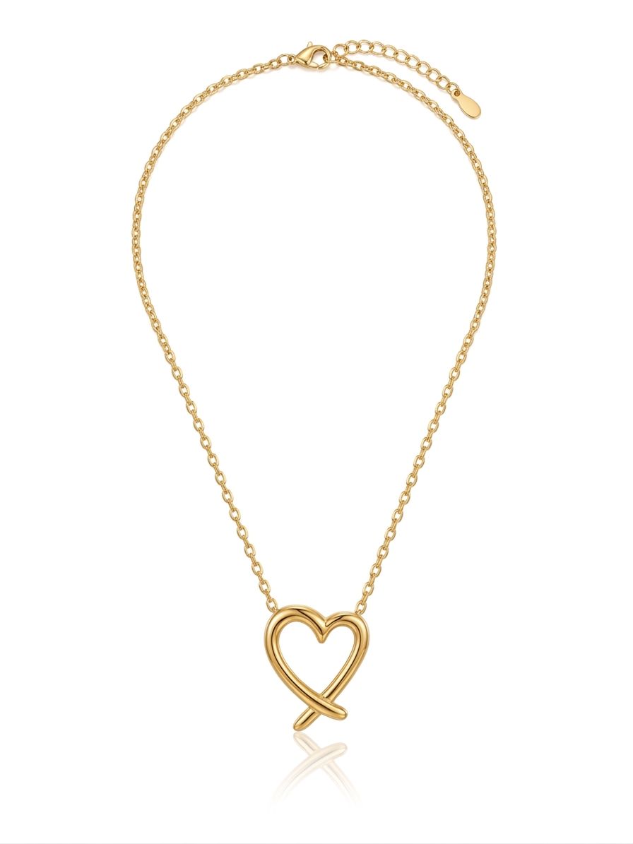Collana charm cuoricino Gold