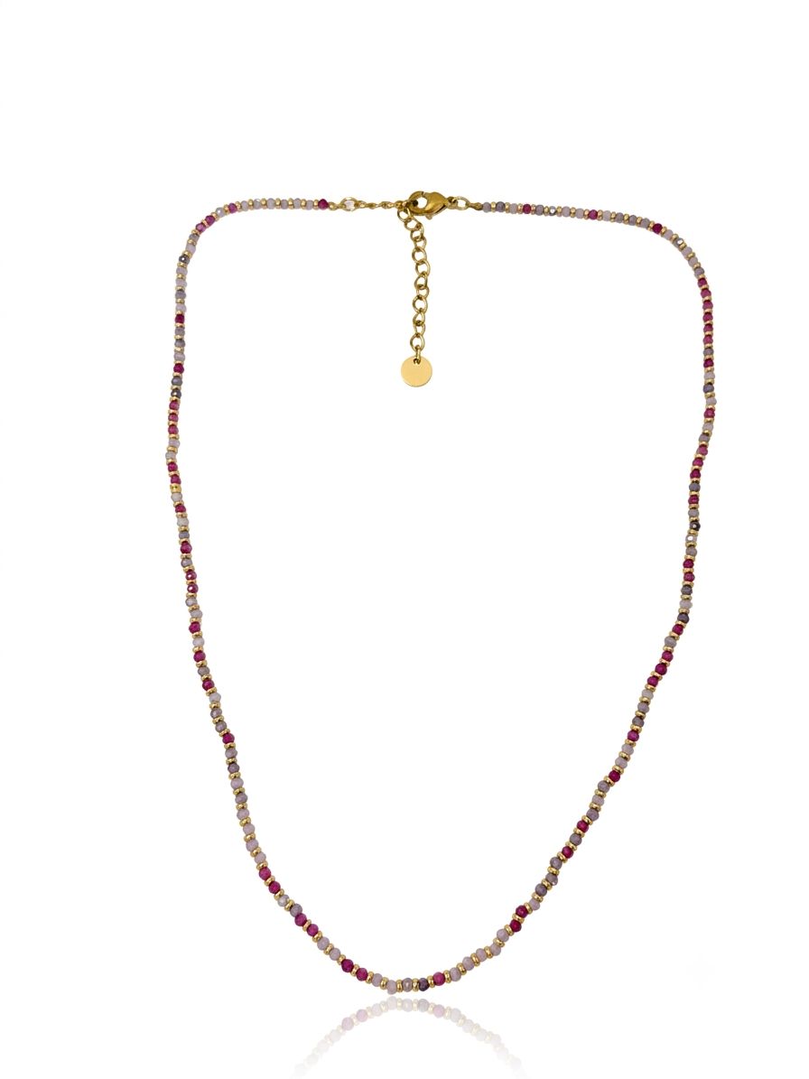Girocollo bon bon rosa