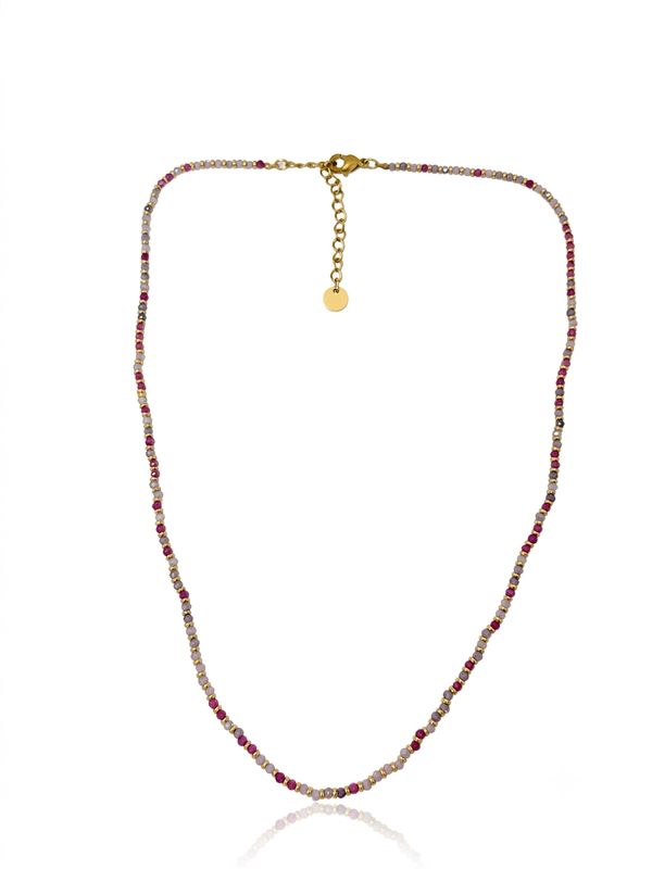 Girocollo bon bon rosa