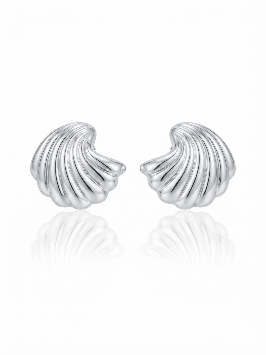 Orecchini conchiglia Silver