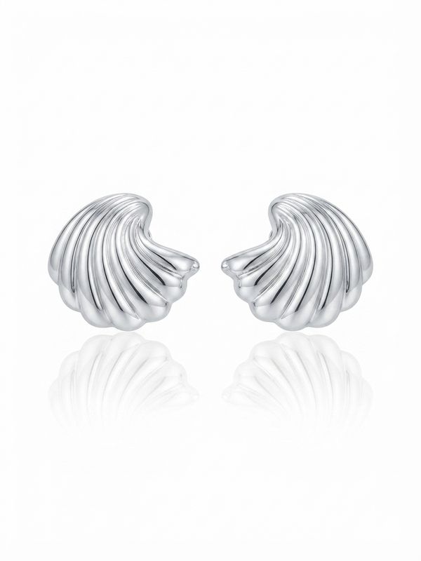 Orecchini conchiglia Silver